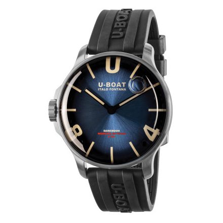 U-Boat DARKMOON 46MM BLUE SS SOLEIL 8704/E férfi karóra