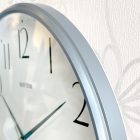 Rhythm Silent CMG817NR04 metálkék falióra